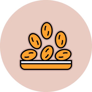 Fırın. Web simgesi basit illüstrasyon