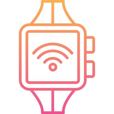 İzle. Web simgesi basit illüstrasyon