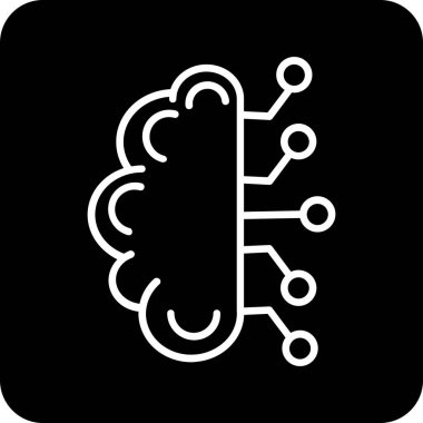 Bulut simgesinin vektör illüstrasyonu