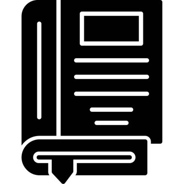 belge simgesi vektör illüstrasyonu