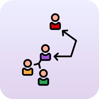 Sosyal medya ikonu. düz dizayn.