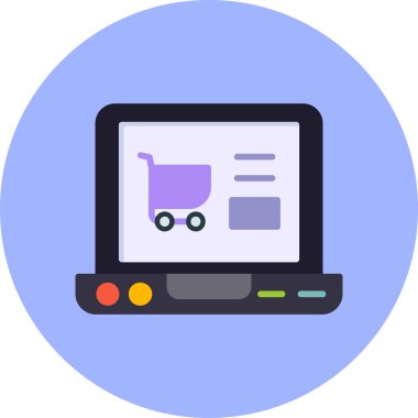 çevrimiçi alışveriş arabası simgesi