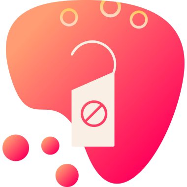 Kalbi olan bir balonun vektör çizimi