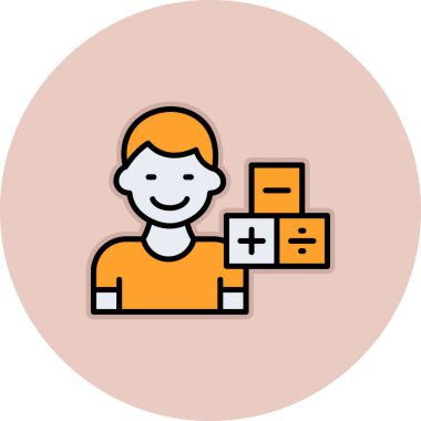 Müşteri servis simgesi vektör illüstrasyonu