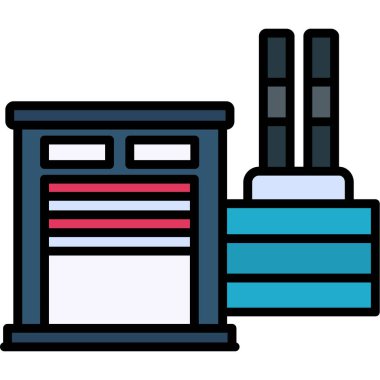 Ofis ve iş simgesi seti