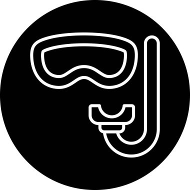 Maskeli bir adamın vektör çizimi