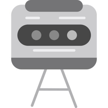 Yazıcı simgesi, basit tarzı