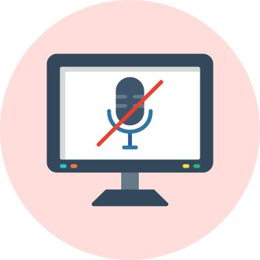 Modern bilgisayar simgesinin vektör illüstrasyonu