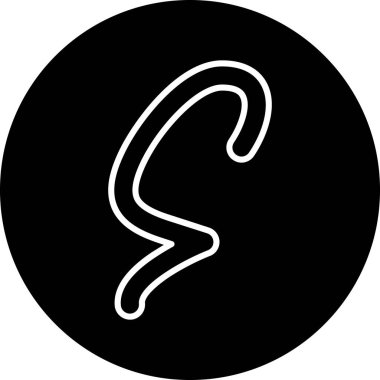 Modern b 'nin vektör illüstrasyonu tıbbi simgeden yoksun