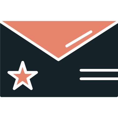 E- posta simgesi olan mektup zarfı. vektör