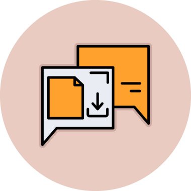 dosya belgesi vektör illüstrasyonu