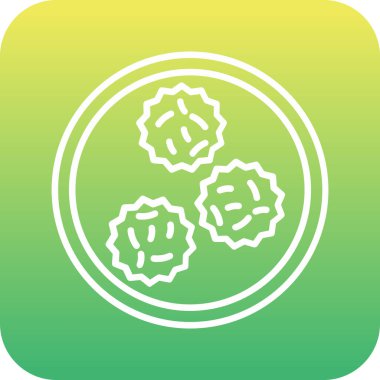 beautiful flower vector line icon