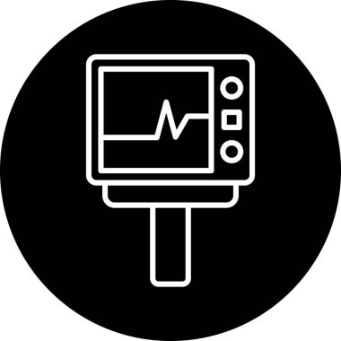 Tıbbi ve modern simgelerin vektör çizimi