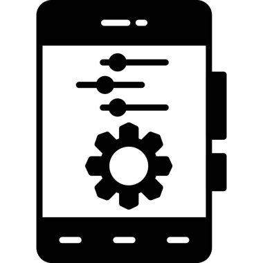 Ayarlama. Web simgesi basit tasarım