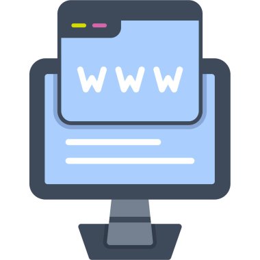 Web tasarım simgesi, vektör illüstrasyon tasarımı