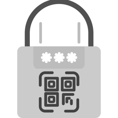 ikon vektör illüstrasyonunu kilitle