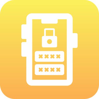 parola kodu vektör simgesi