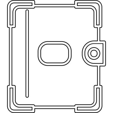 Beyaz arkaplanın vektör illüstrasyonu