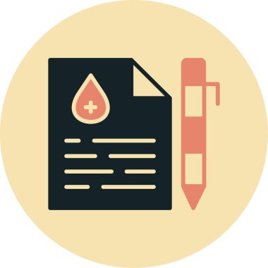 kan ikonu vektör illüstrasyonu