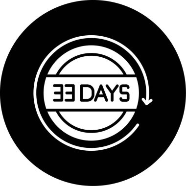 gün simgesi, daire darbeleriyle siyah vektör işareti, konsept resimleme