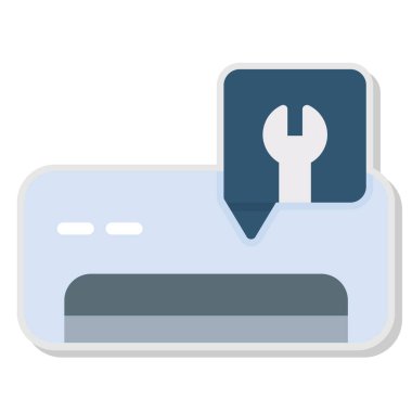 Düz bir dizüstü bilgisayarın düz simgesi, düz bir kalem ile