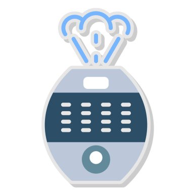 Alarm simgesi, vektör illüstrasyonu