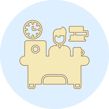 Modern bir simgenin vektör illüstrasyonu