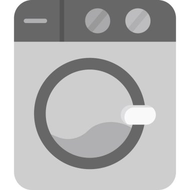 Çamaşır simgesinin vektör illüstrasyonu