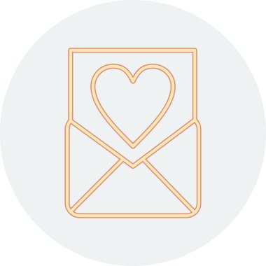 zarf simgesi vektör illüstrasyonu