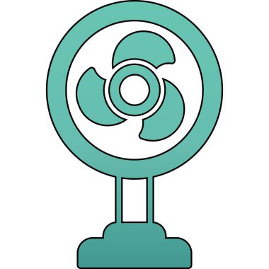 Hayran. Web simgesi basit illüstrasyon