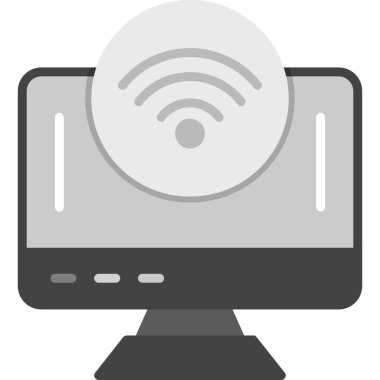 WIFI vektör düz renk simgesi