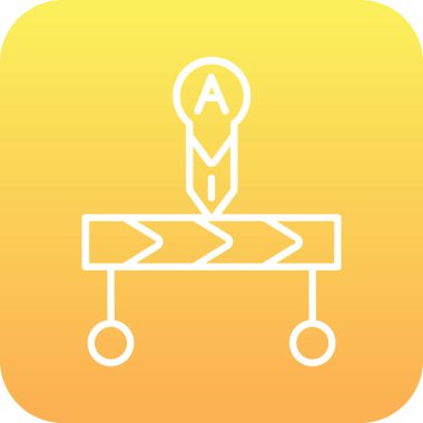 ok simgesi, vektör illüstrasyonu