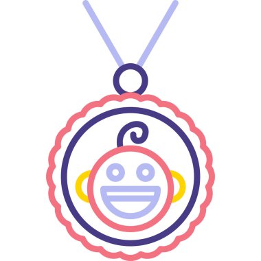 Taslak biçiminde noel topu süsleme simgesi