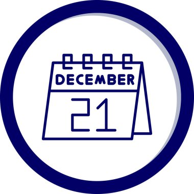 Tek bir günlük takvimdeki 9 Aralık tarihi