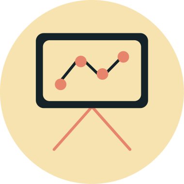 Grafik. Web simgesi basit illüstrasyon