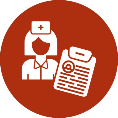 Tıbbi doktor, illüstrasyon, vektör, beyaz arka planda..