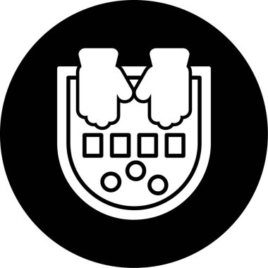 Modern simgenin vektör illüstrasyonu