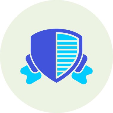 kalkan ikon vektör illüstrasyonu