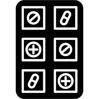 Tıbbi simgenin vektör illüstrasyonu