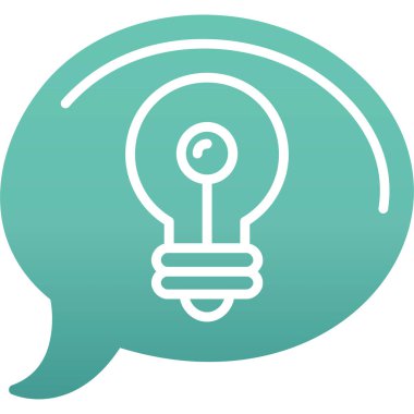 ampul simgesi vektör illüstrasyonu