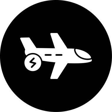 vektör düzlemi simgesi, vektör illüstrasyonu