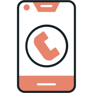 akıllı telefon simgesi vektör illüstrasyonu