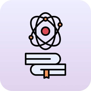 Bilim düz renk vektörü simgesi