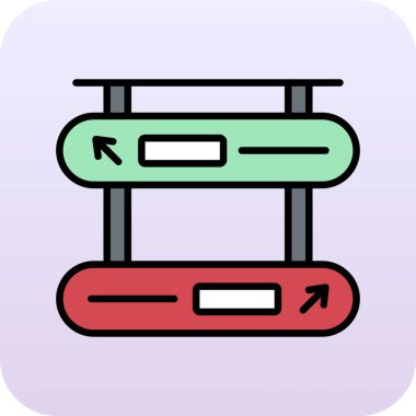 ağ, mobil ya da uygulama tasarımı ve yazdırma için satır simgesi.