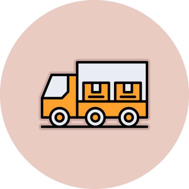 Projeniz için vektör kamyonu simgesi