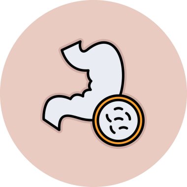 Çizgi film simgesinin vektör çizimi