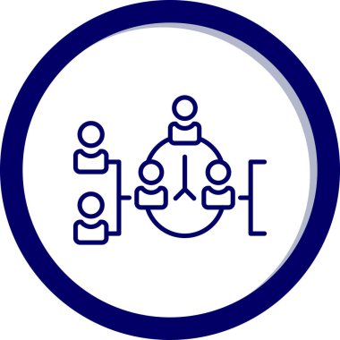 İnsan simgesinin vektör illüstrasyonu