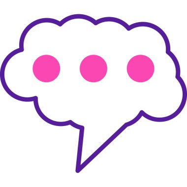 Beyin. Web simgesi basit tasarım