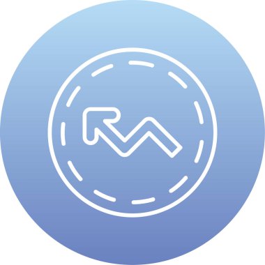 Modern bir simgenin vektör illüstrasyonu