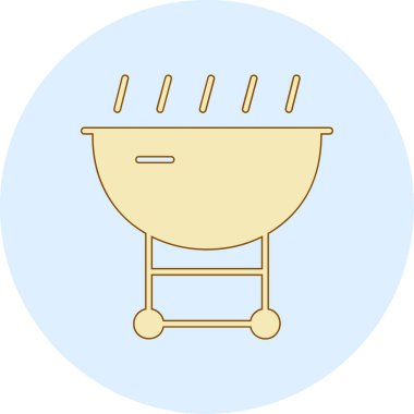 Çizgi film ahşap kürsünün vektör çizimi